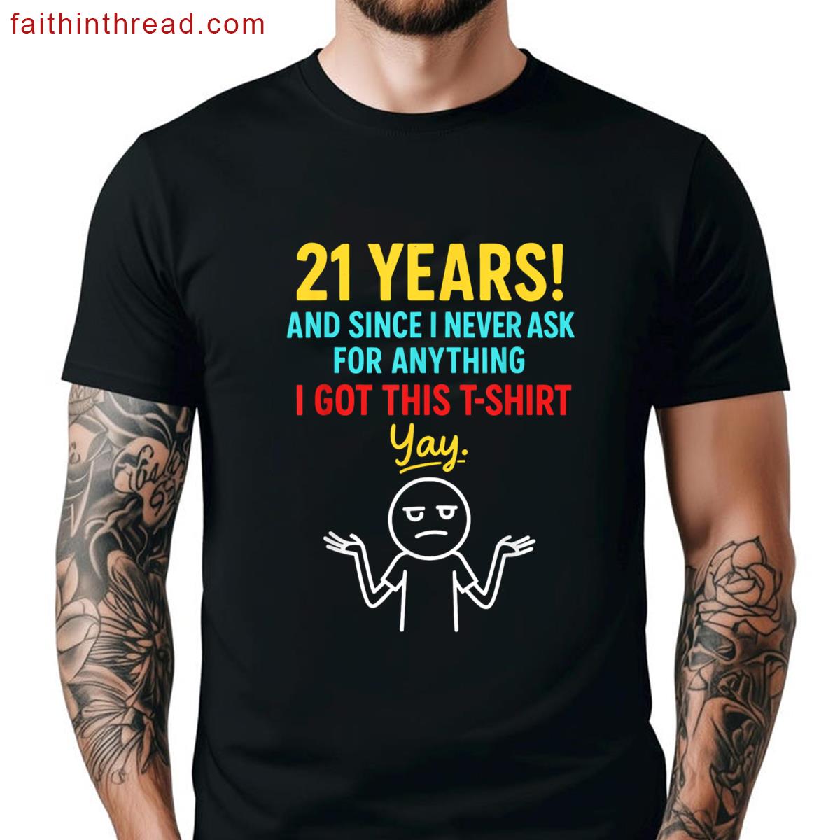 21st Birthday Man Woman 21 Years 2004 Decorative Funny Gift Shirt