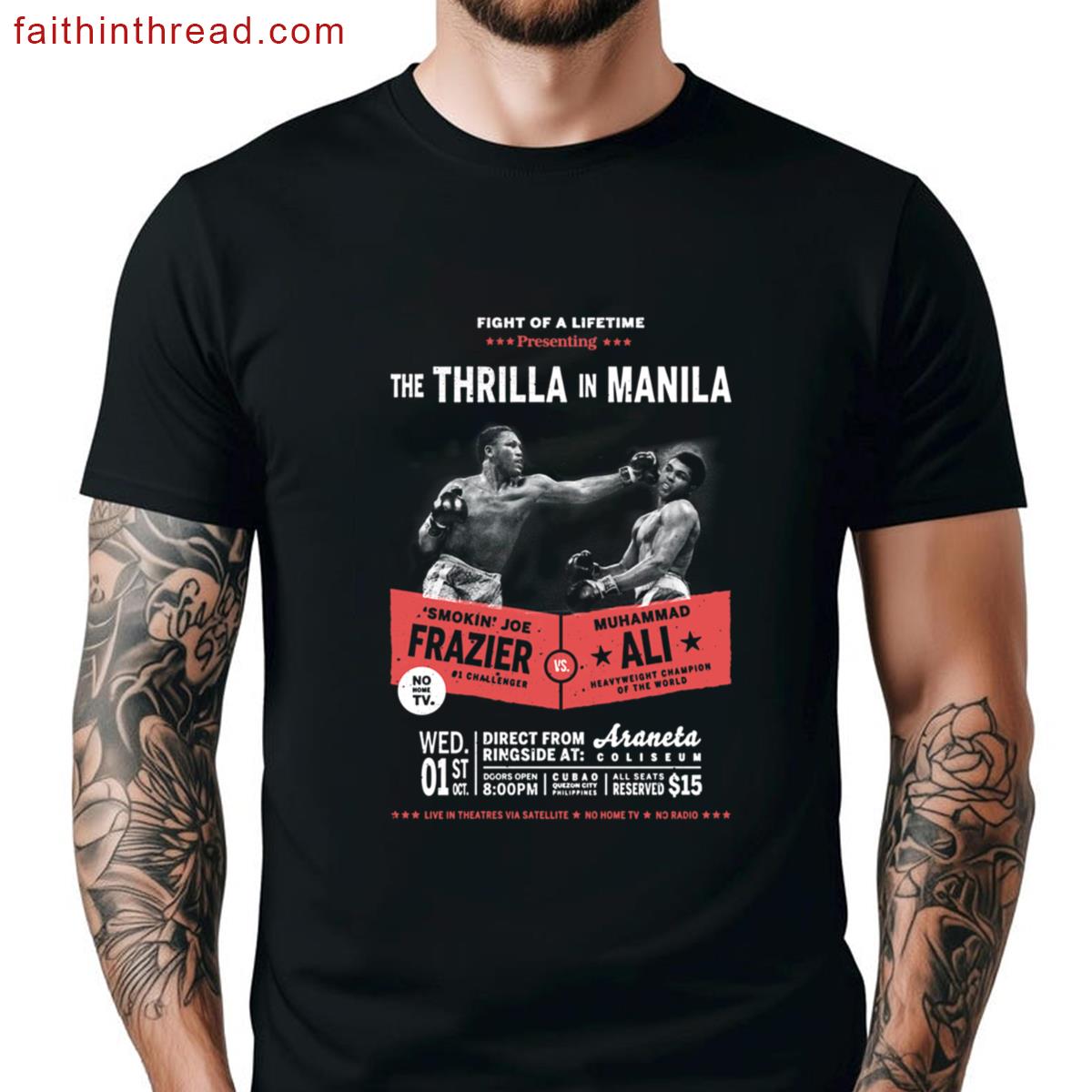 Ali Frazier Thrilla Manila Shirt