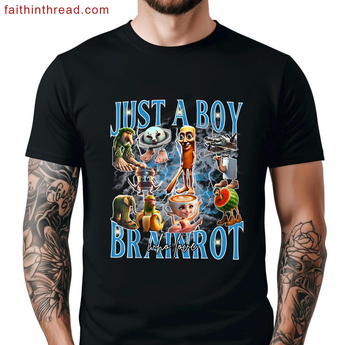 All Brainrot Italian Meme For Men Women Boys Girl Kids Youth Shirt