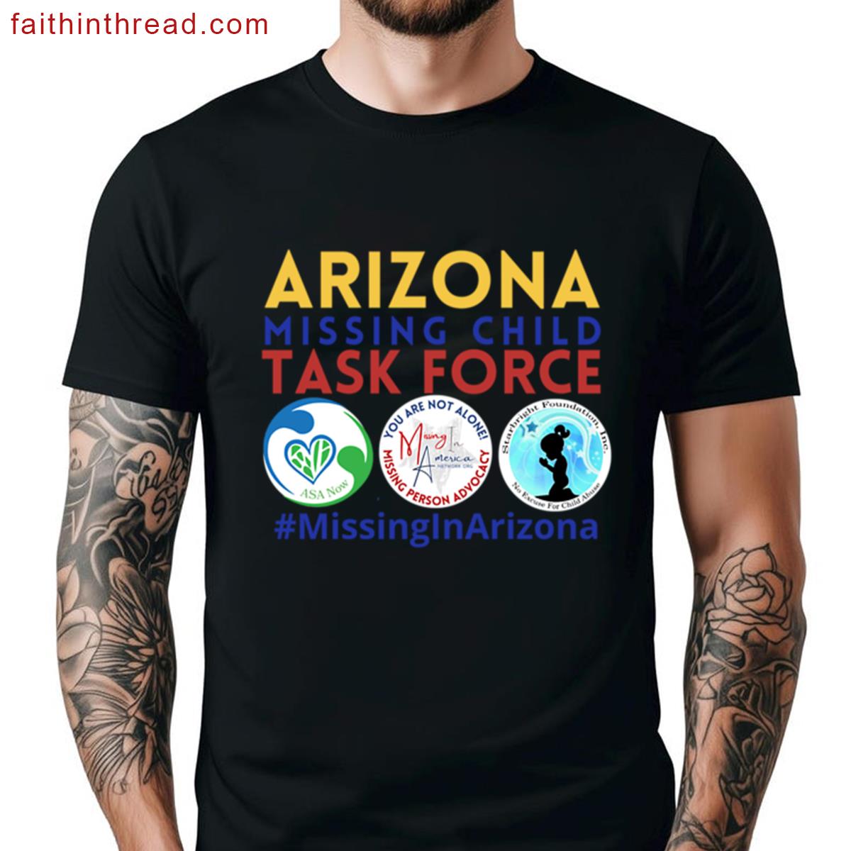 Arizona Missing Child Taskforce Oversized Shirt
