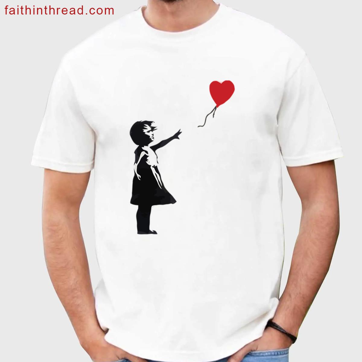 Banksy Girl With Balloon Shirt