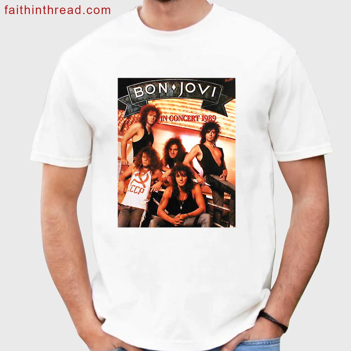 Bon J In Concert 1989 Shirt