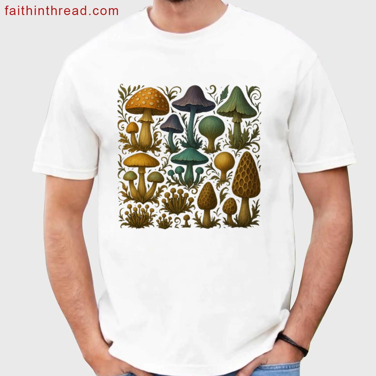 Botanical Mushroom Collection Shirt