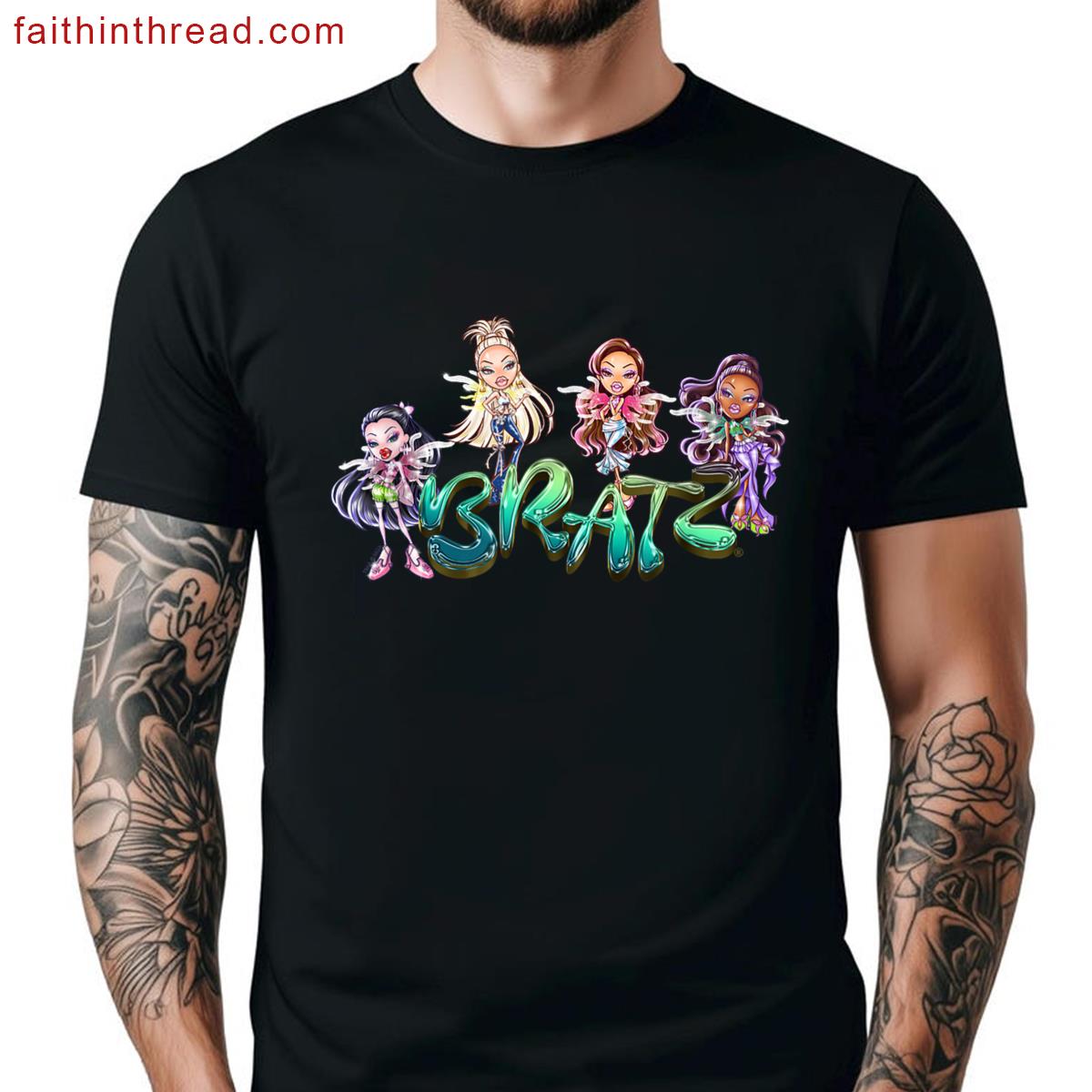 Bratz Fashion Pixiez Vintage Group Shot Shirt