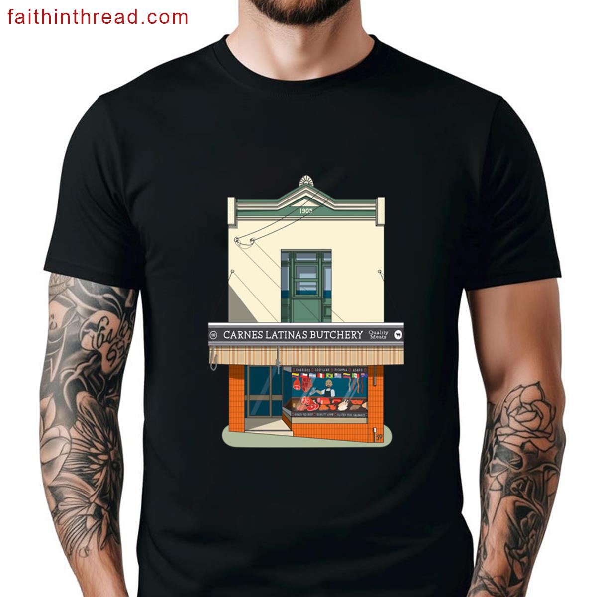 Carnes Latinas Butchery Oversized Shirt