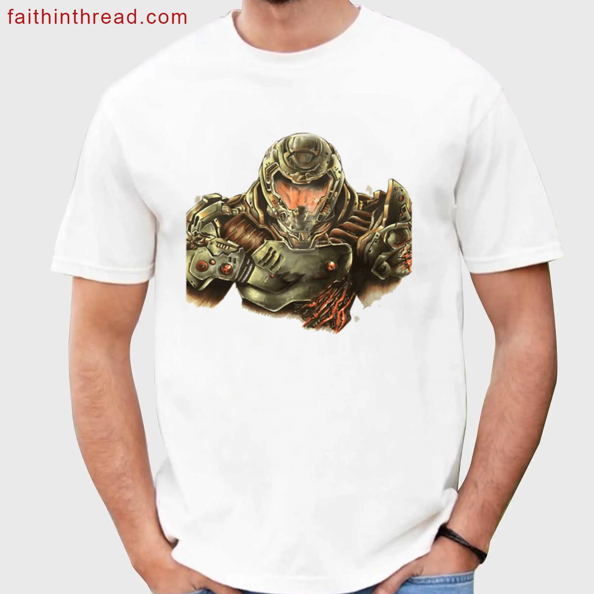 Character Fanart Inspired By Doom The Dark Ages Shirt