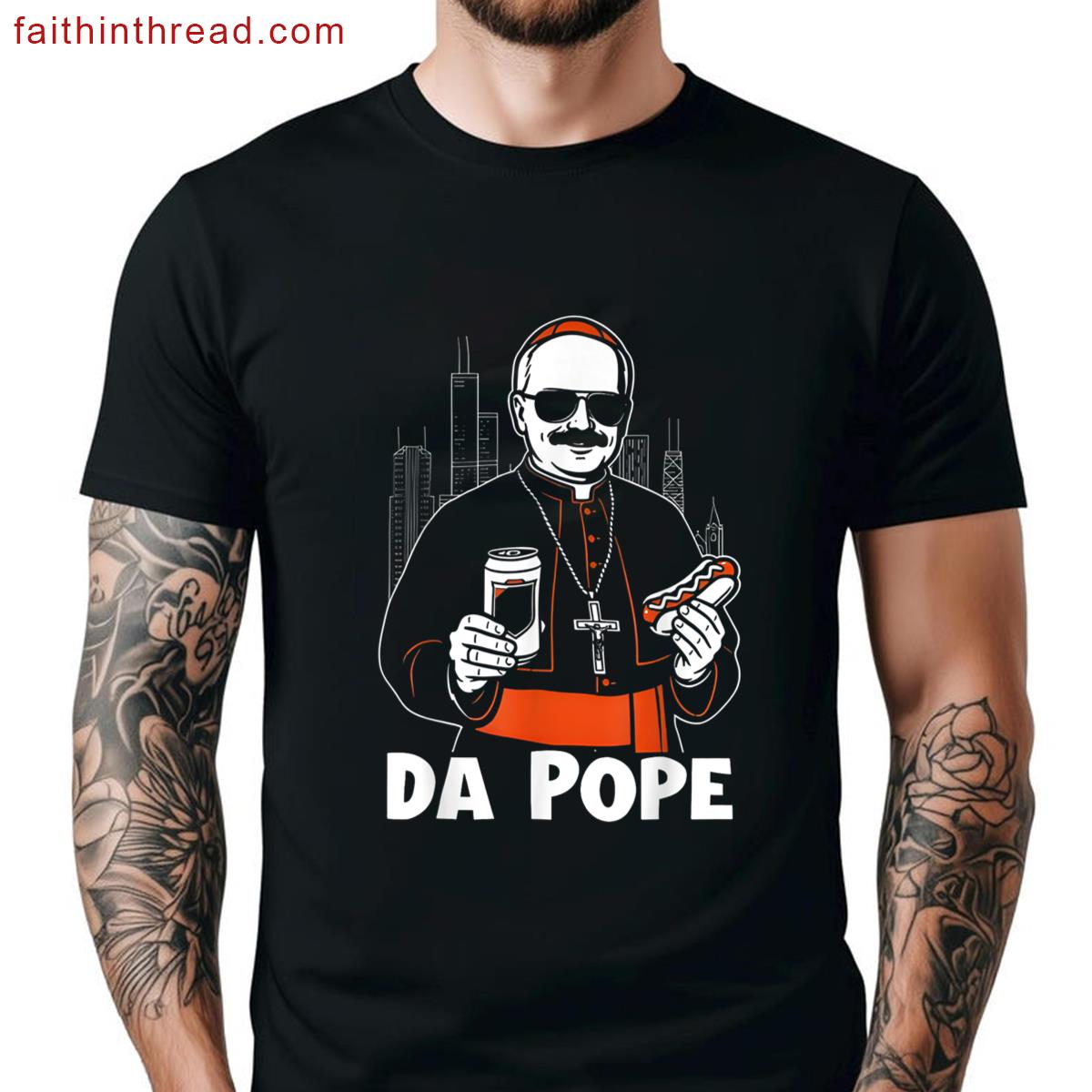 Chicago Pope Leo Xiv Pope Funny Meme Shirt