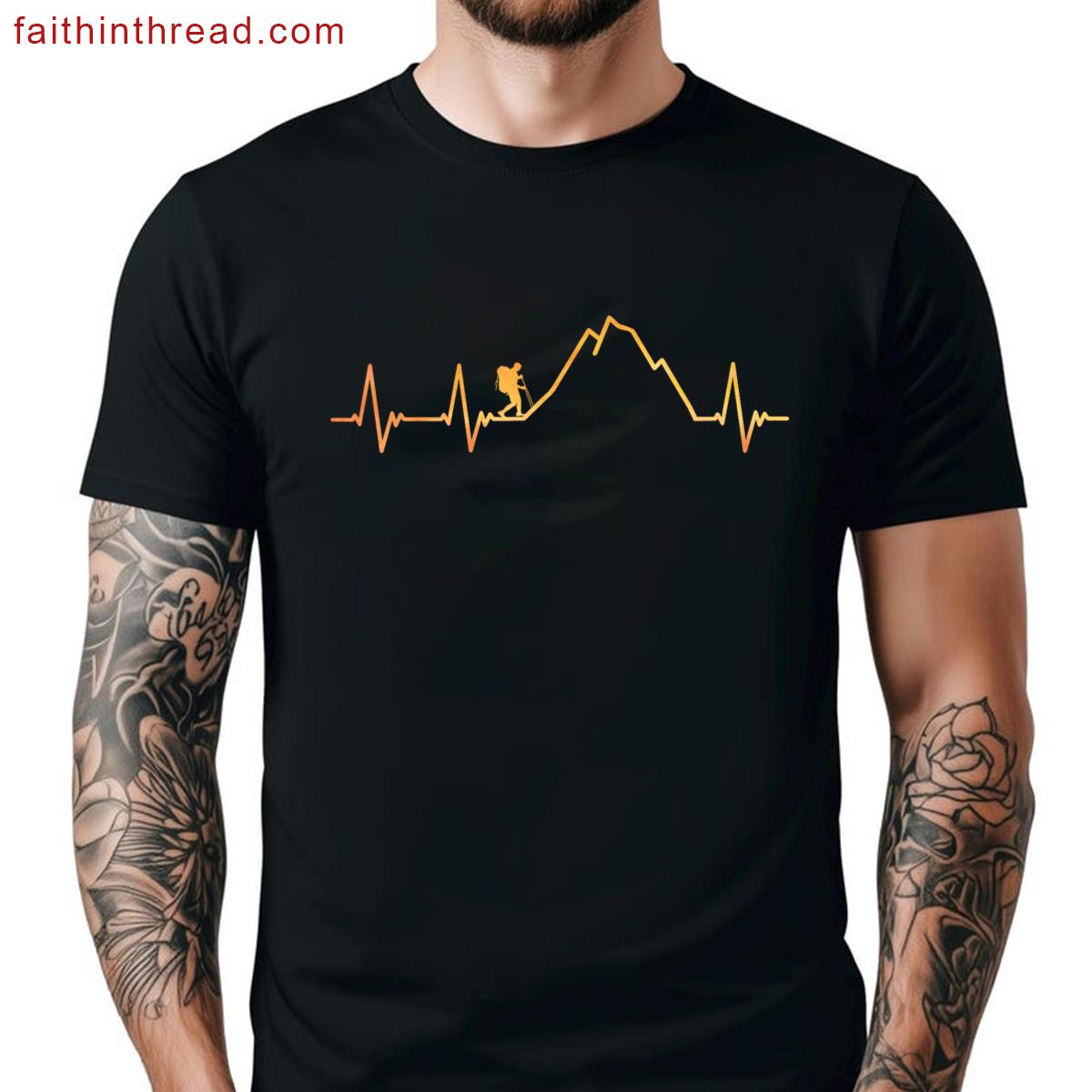 Cool Hiking Design For Men Women Hiking Lover Mountain Hiker Shirt