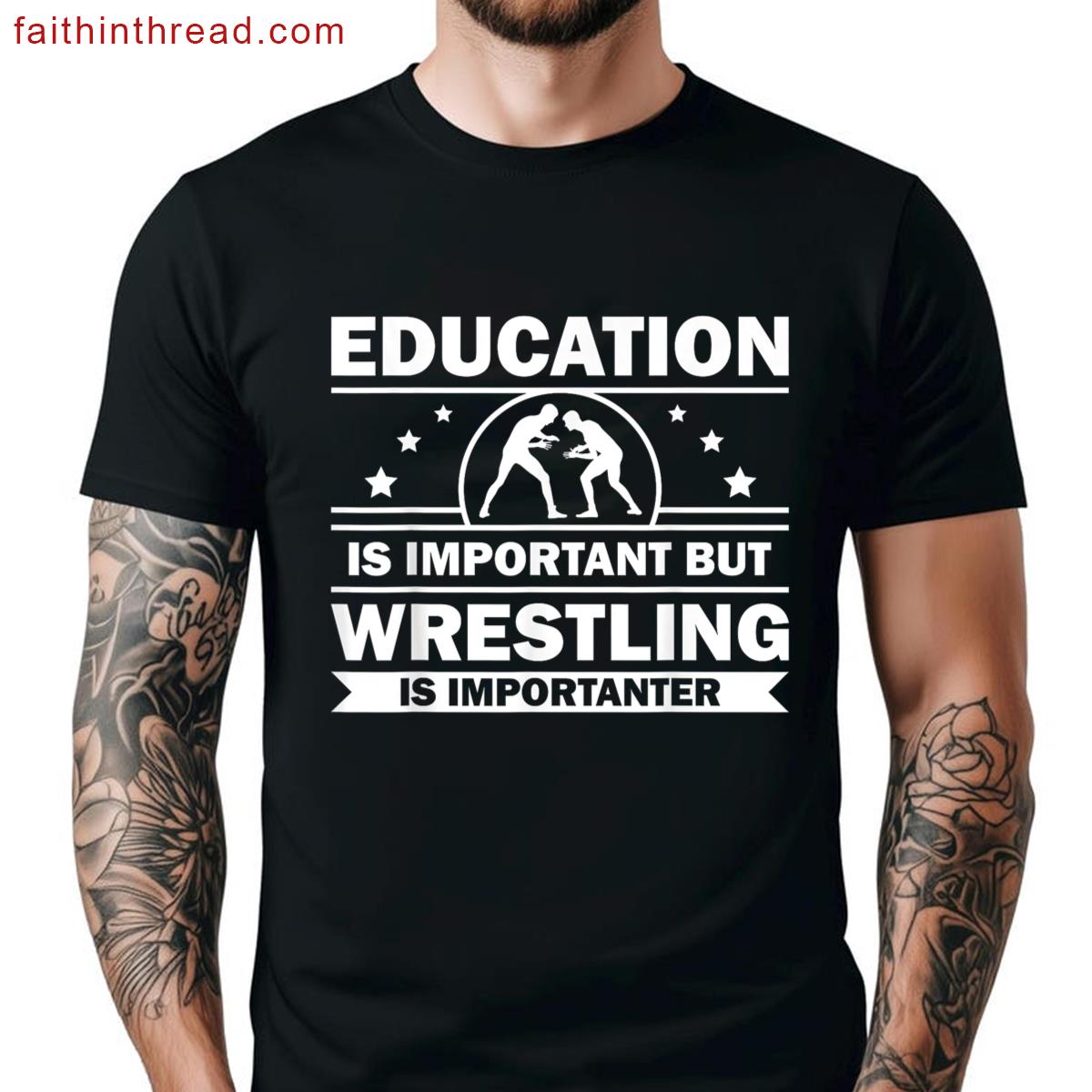 Cool Wrestling Design For Men Women Kids Wrestler Wrestling Shirt