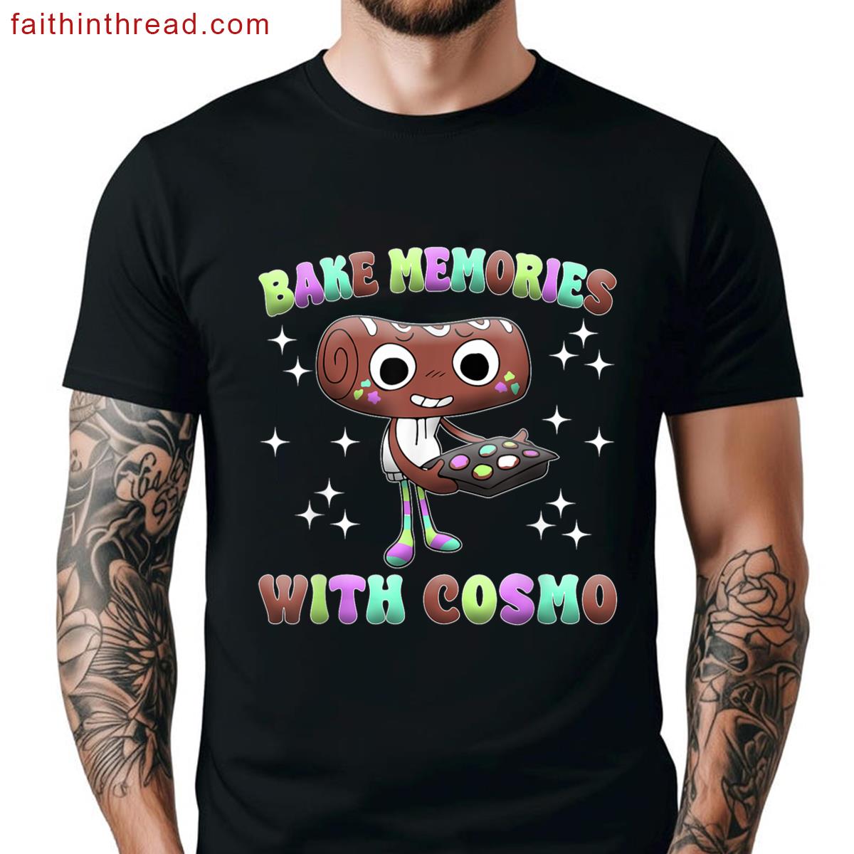 Cosmo Bake Memories Birthday Dandys World Funny Shirt