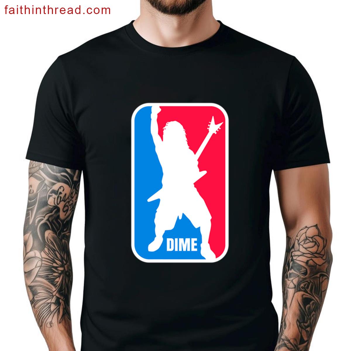 Dime Dimebag Darrell Sport Logo Shirt