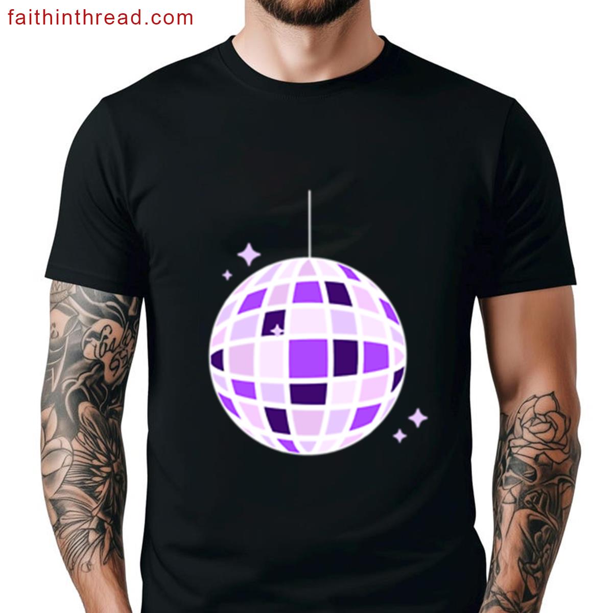 Disco Ball Oversized Shirt