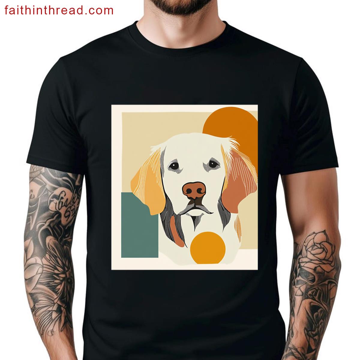 Doggo Mini Golden Retriever Art For Dog Lover Gift Active Shirt