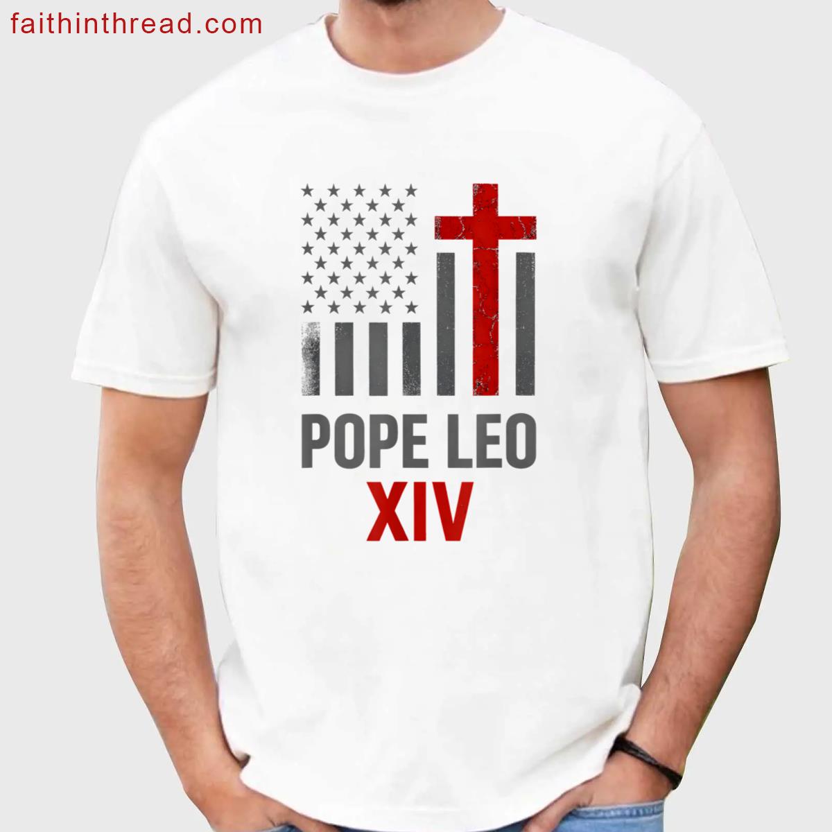 First American Pope Leo Xiv Catholic Religious Men Women Shirt