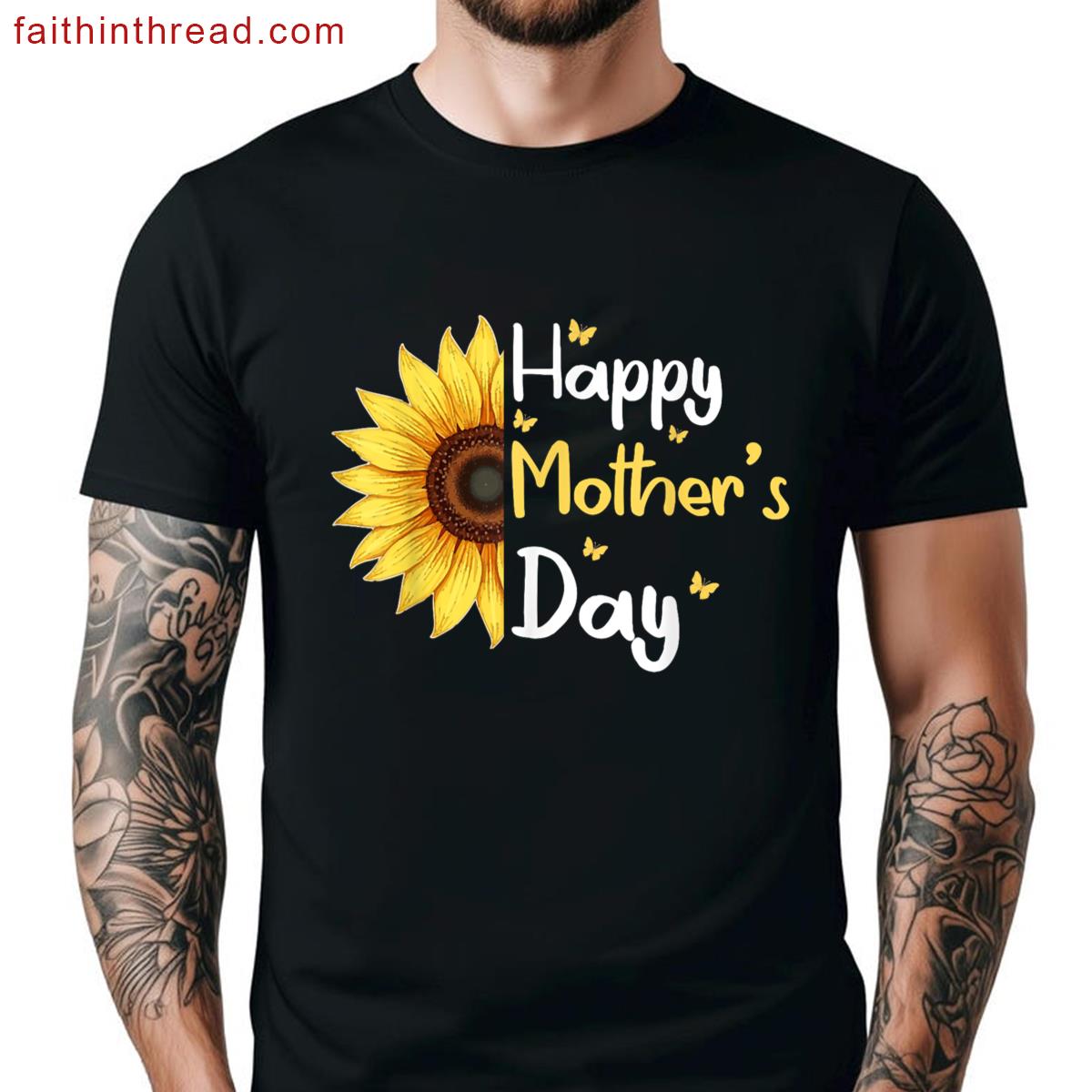 Funny Happy Mothers Day Cute Floral For Women Mom Grandma Shirt