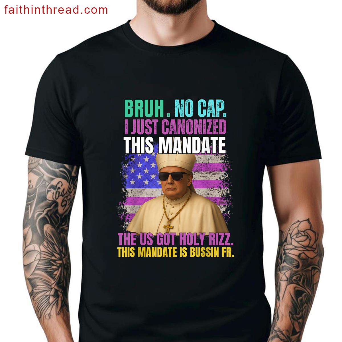 Gen Slang Trump Vatican Church Pope Republican Trump Shirt