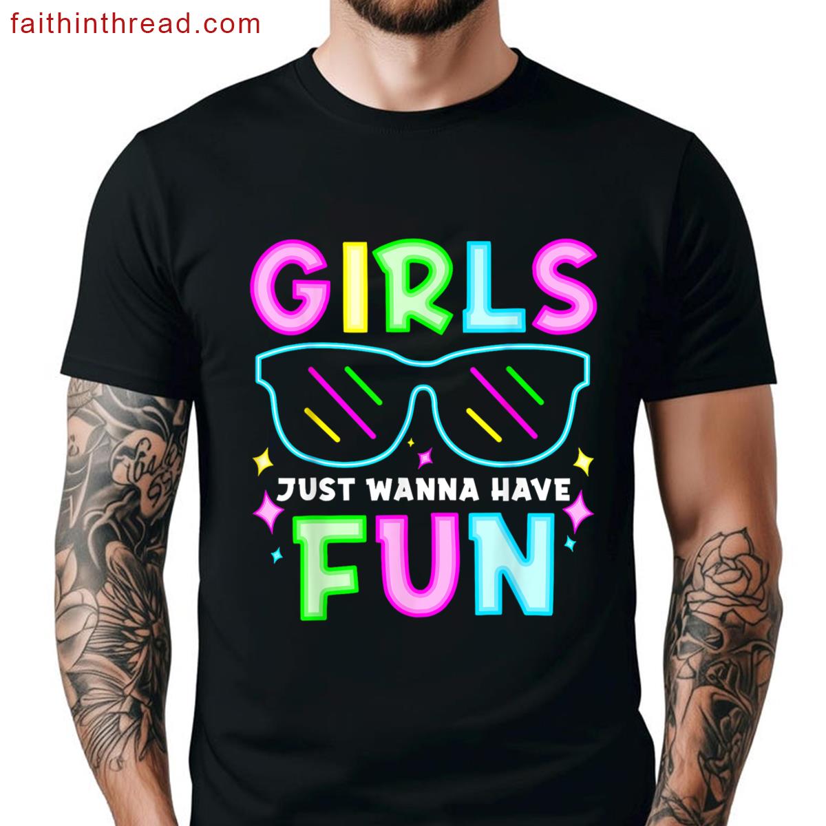 Girls Just Wanna Have Fun Funny 80s Nostalgia980s Shirt