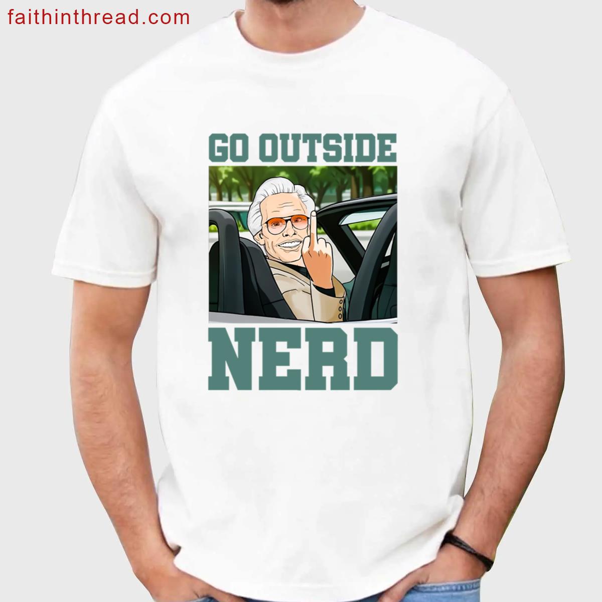 Gour Outside Nerd Uncle Baby Billy Shirt