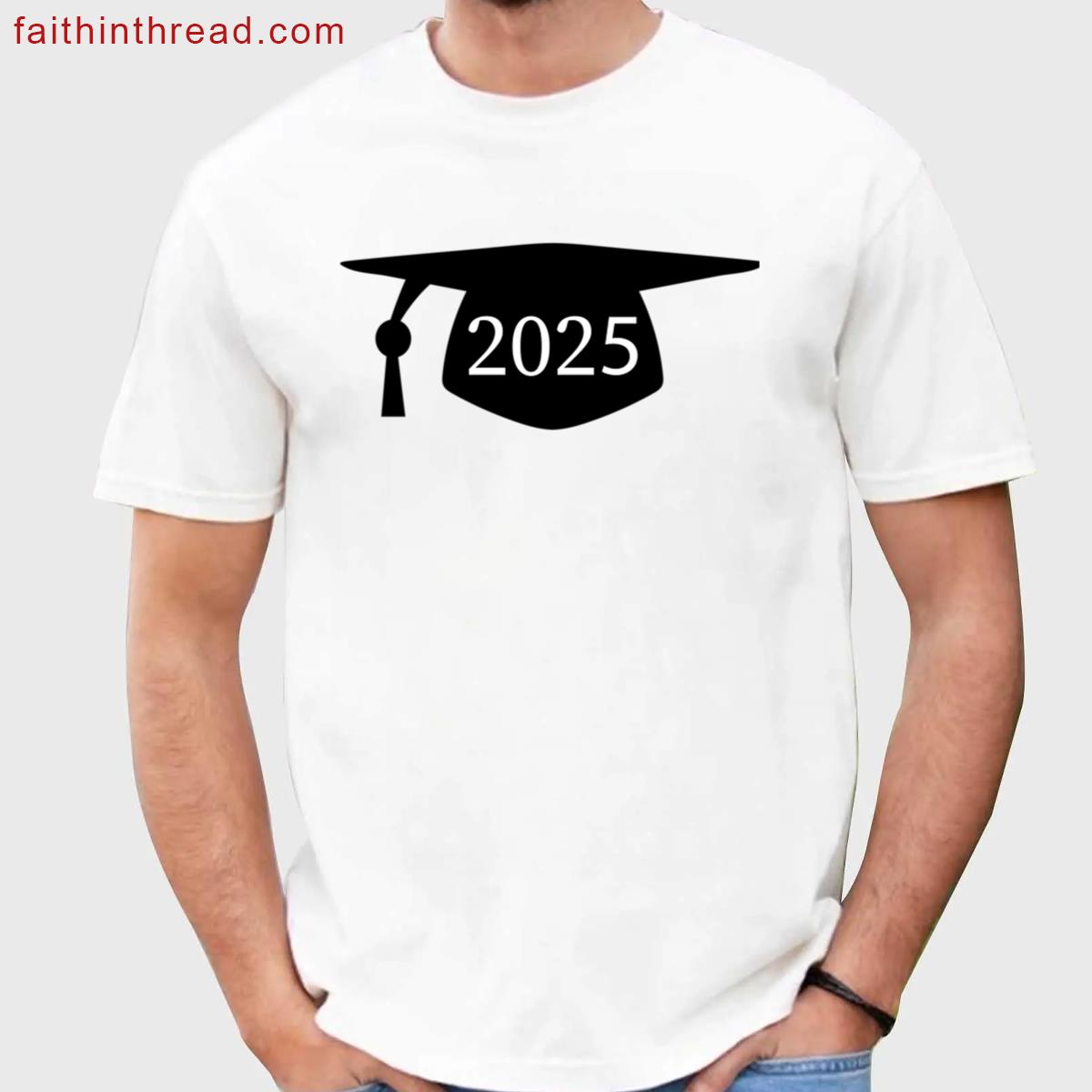 Grad Hat 2025 Clip Art Shirt