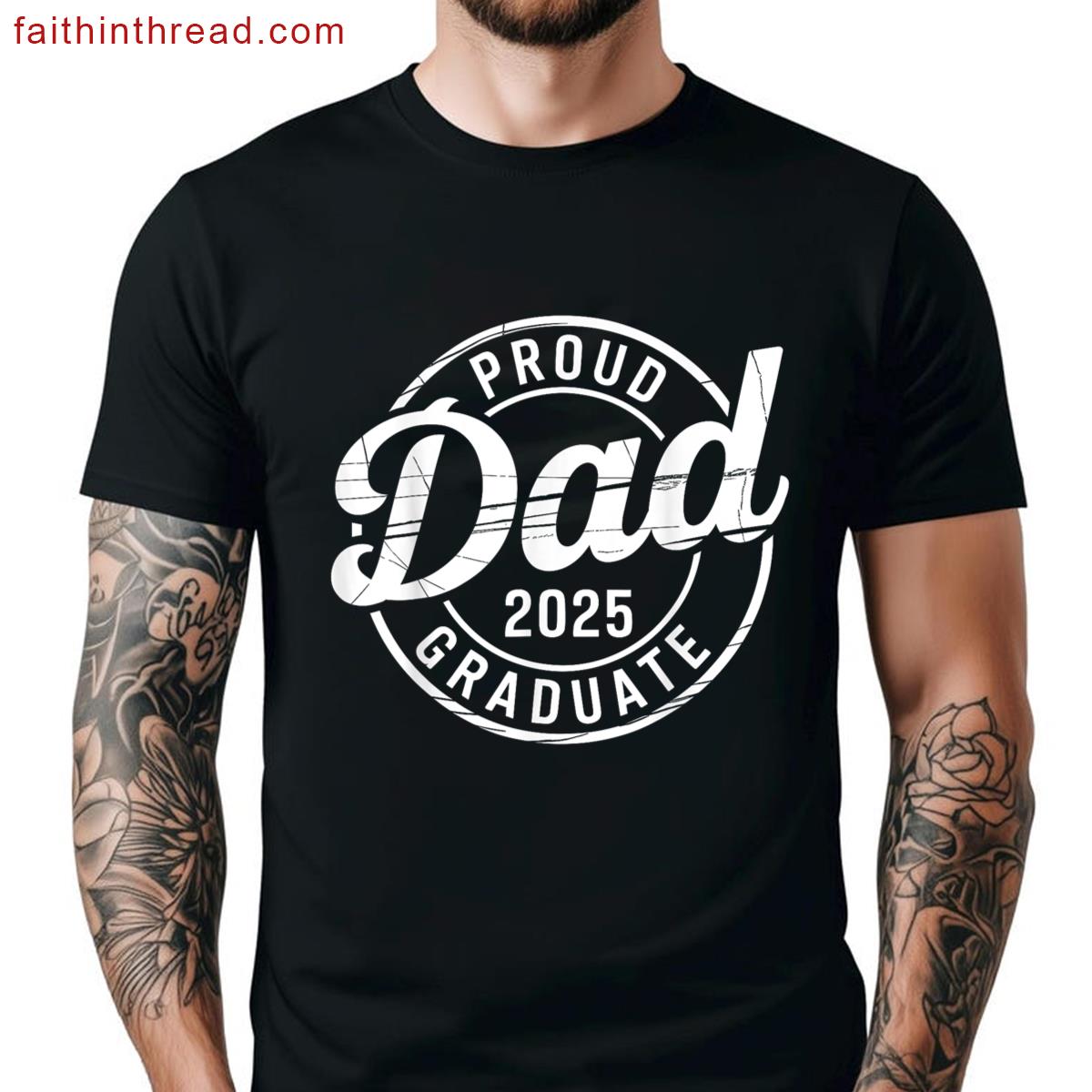 Graduate Senior Dad 25 Graduation Proud Dad 2025 Shirt