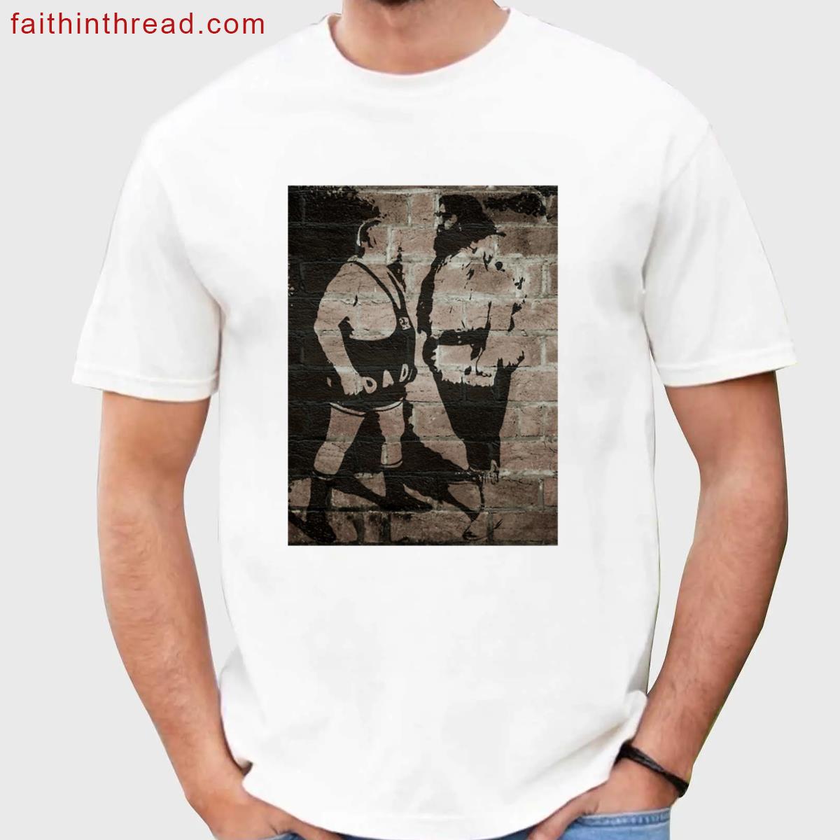 Graffiti Art Saturday Tea Time Fitted Shirt