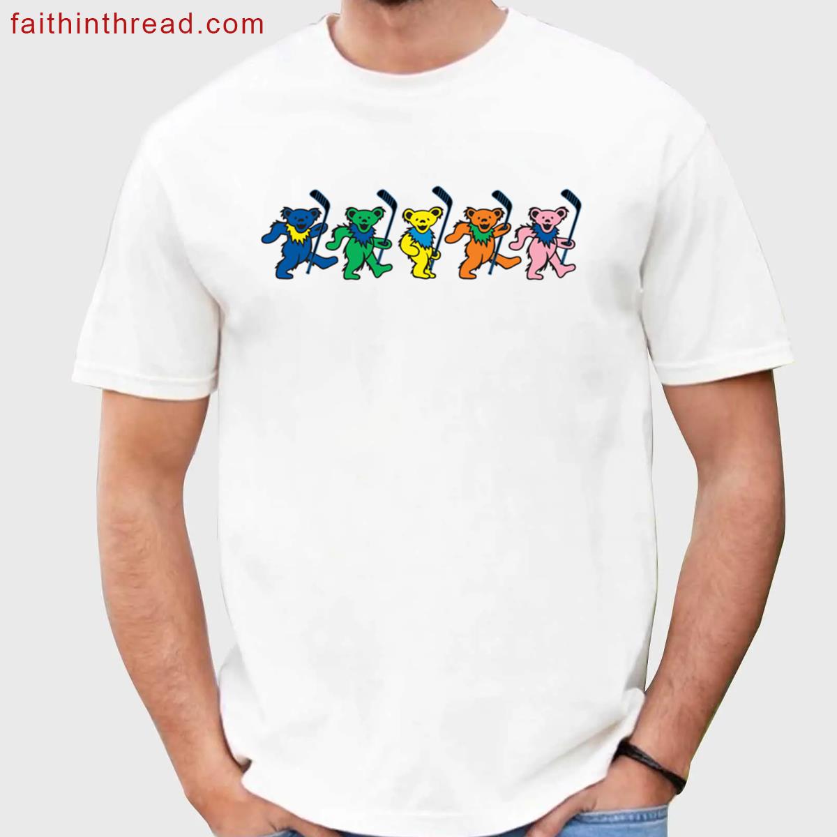 Grateful Dead Dancing Hockey Bears Shirt