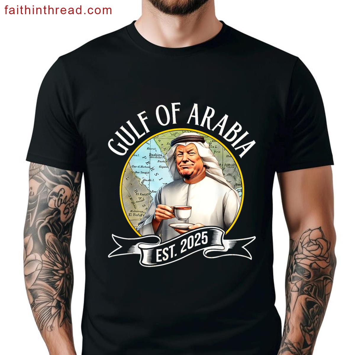 Gulf Arabia Est 2025 Funny Trump Vintage Shirt