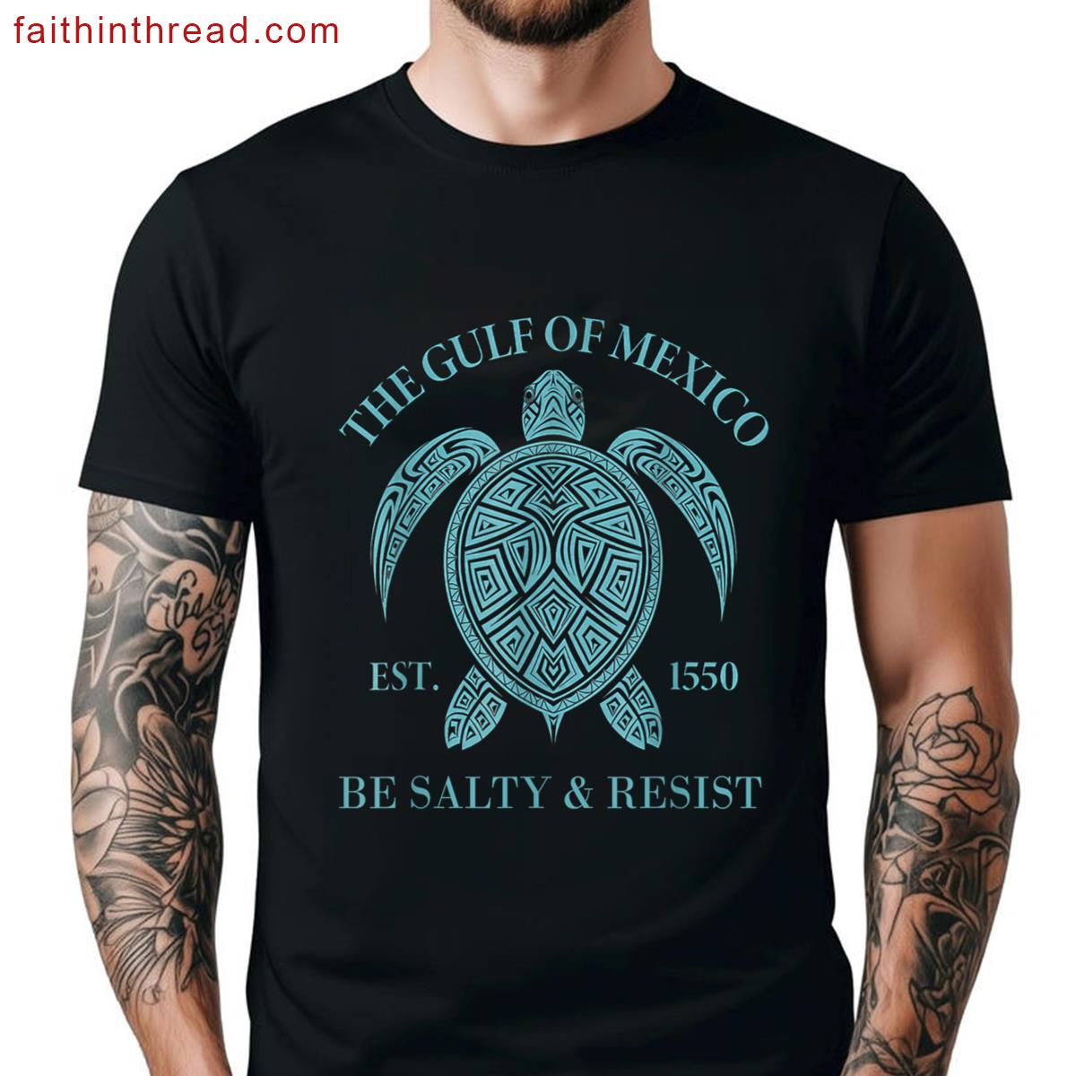 Gulf Mexico Resist Protest Resistance Men Women Kids Shirt