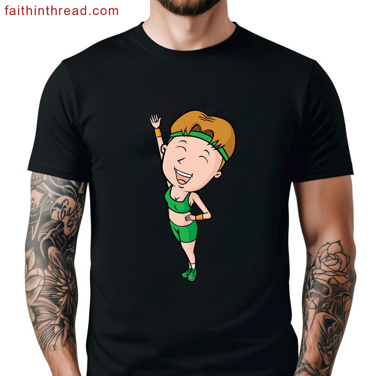 Gymnastics Sport Cartoon Art Shirt