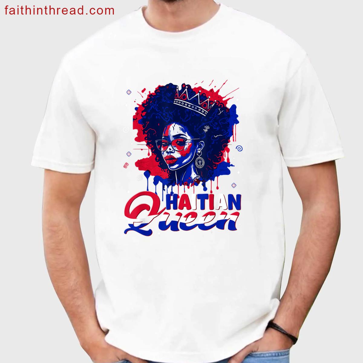 Haitian Queen Ayiti Pride Haiti Flag Day Womens Gifts Shirt