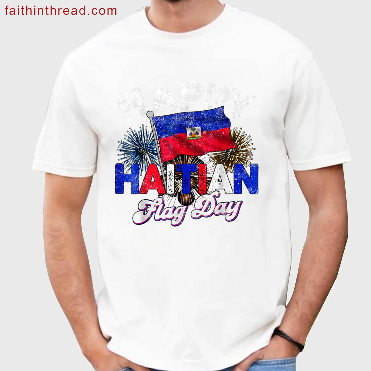 Happy Haitian Flag Day Pride Haiti 1804 Mens Womens Kids Shirt