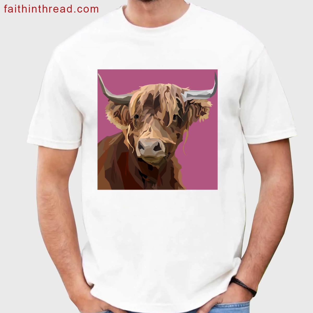 Highland Cow Original Artwork Chris Corish Shirt