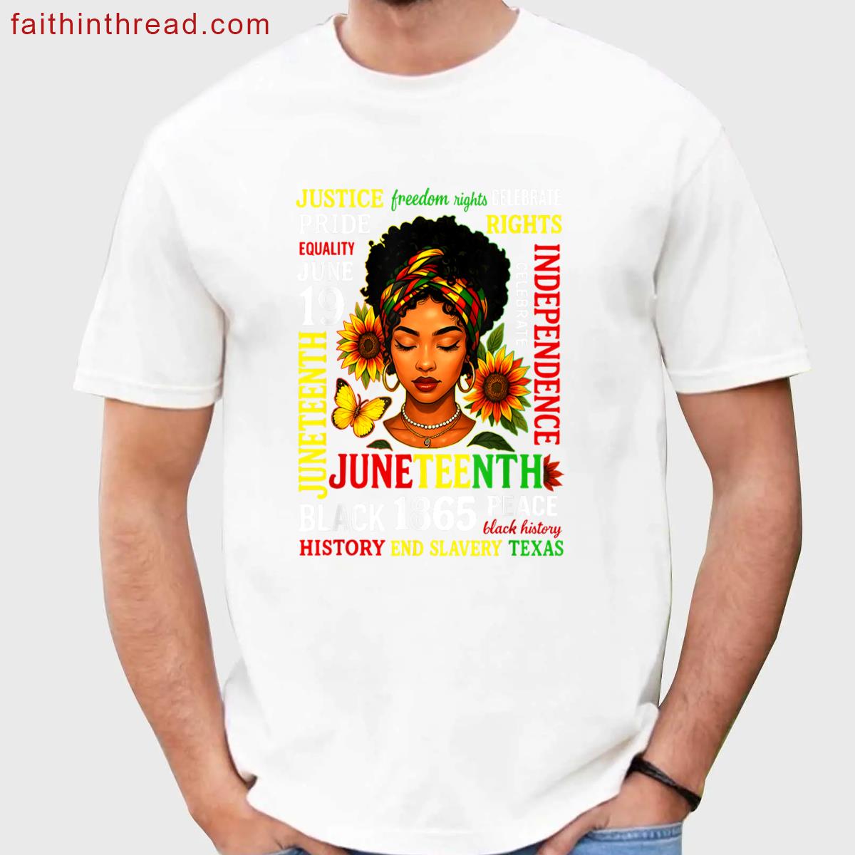 Juneteenth Celebrating Black Freedom 1865 Black Women Shirt