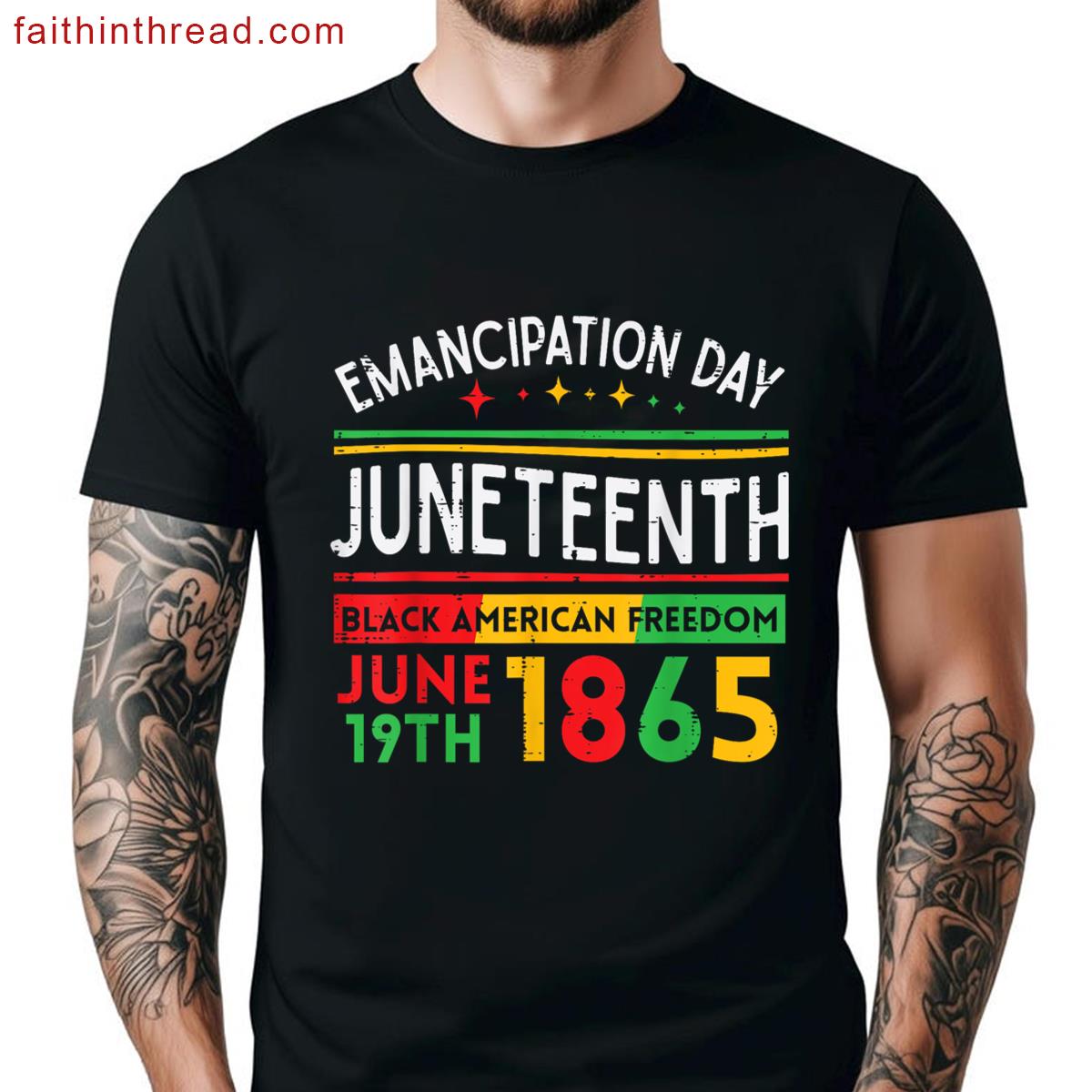 Juneteenth Emancipation Day Black June9th865 Men Women Shirt