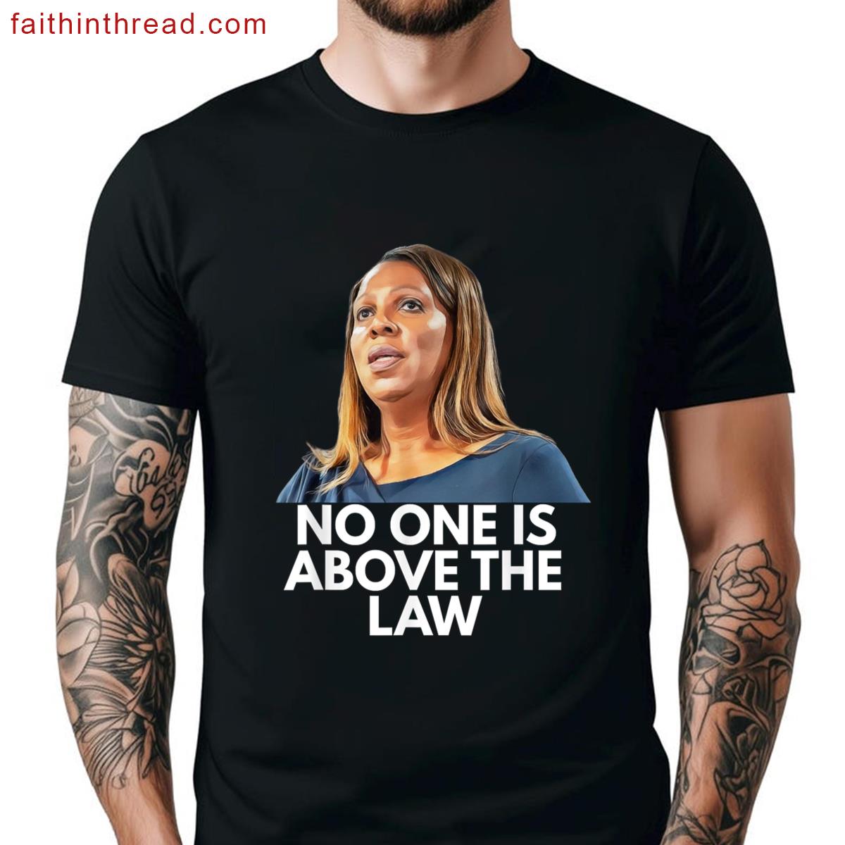 Letitia James Nobody Above The Law Shirt