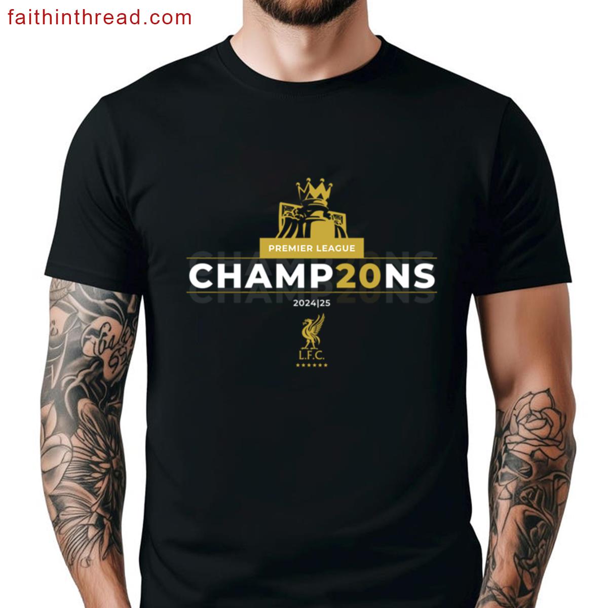 Liverpool 202425 Premier League Champions Shirt