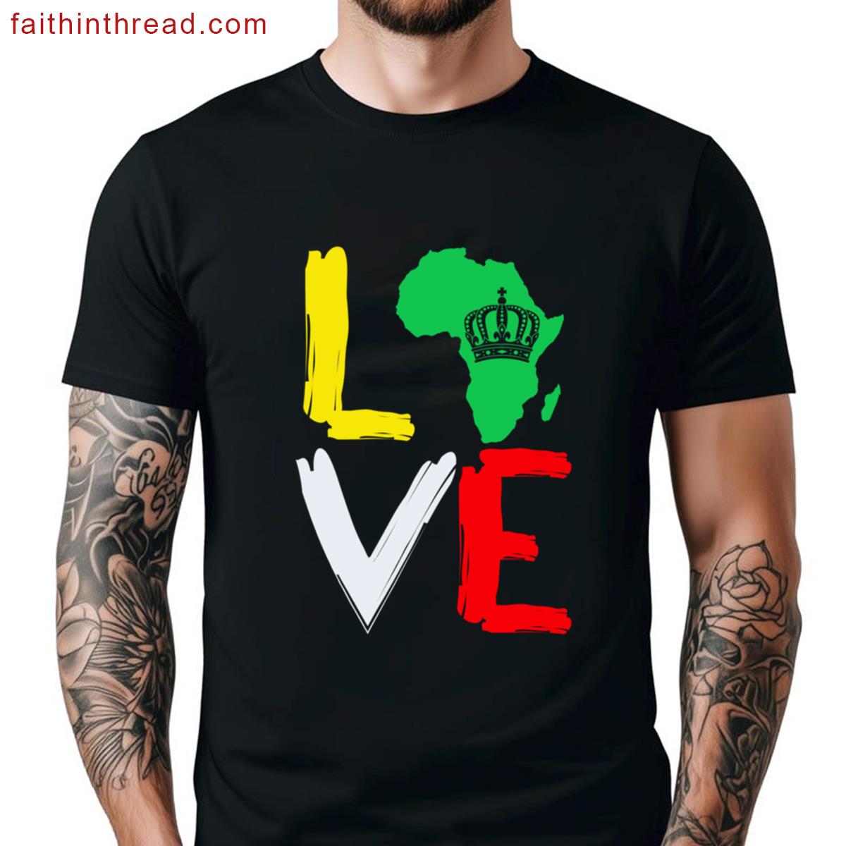 Love Black History Month Juneteenth African American Pride Shirt