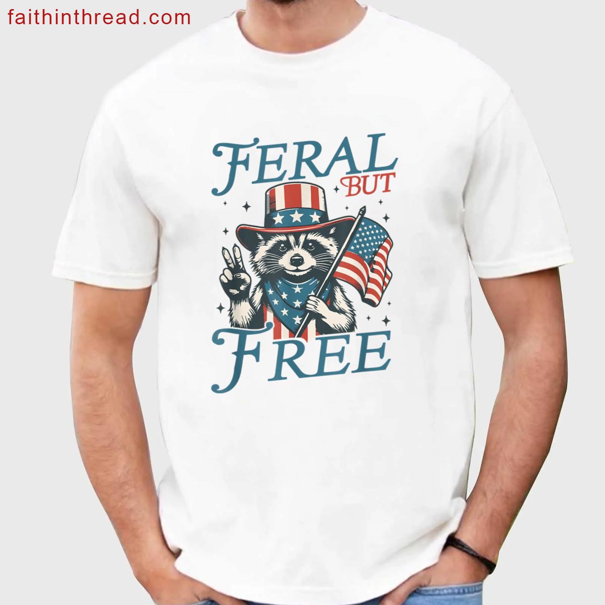 4th Of July Funny Raccoon Shirt