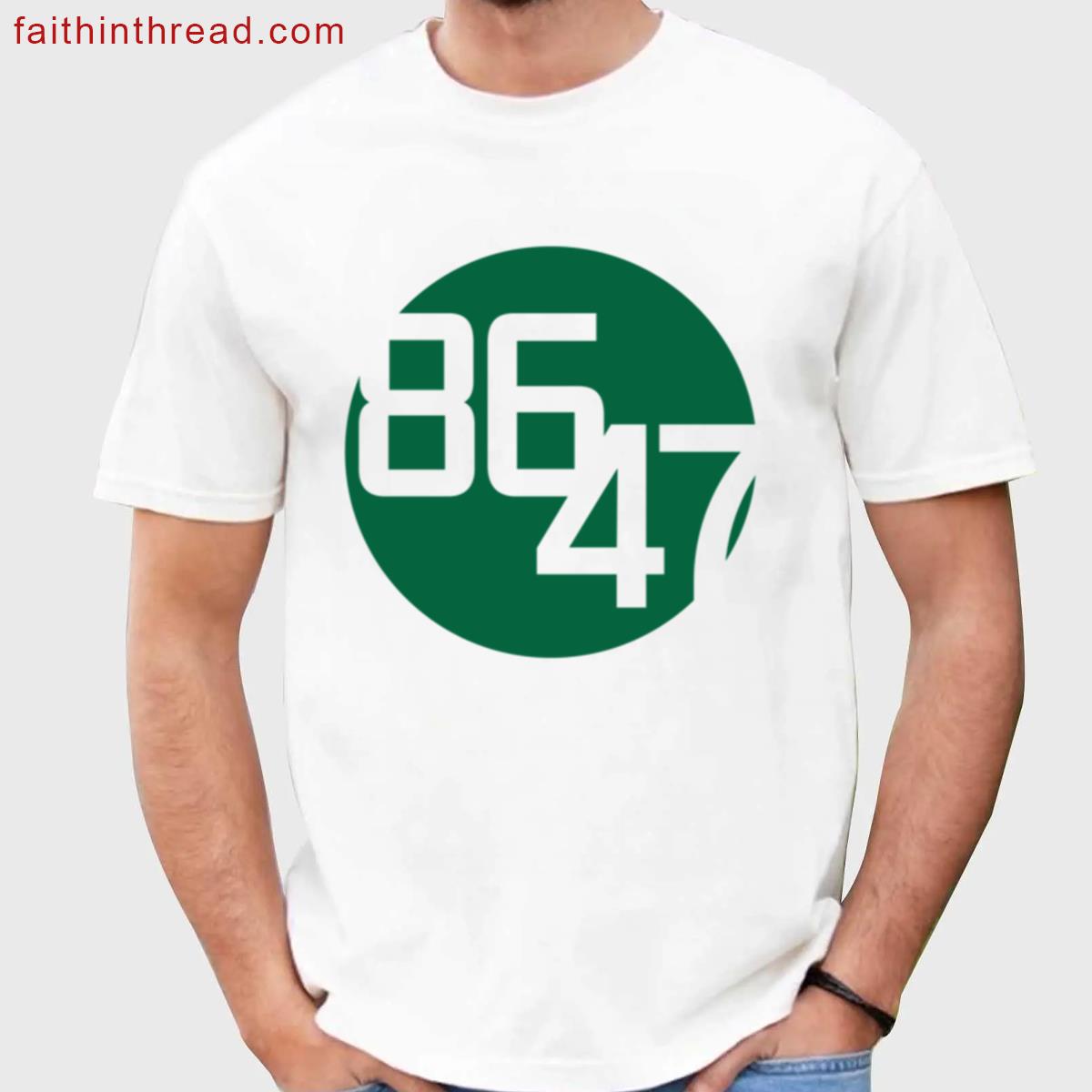 8647 Dark Green Dot Shirt