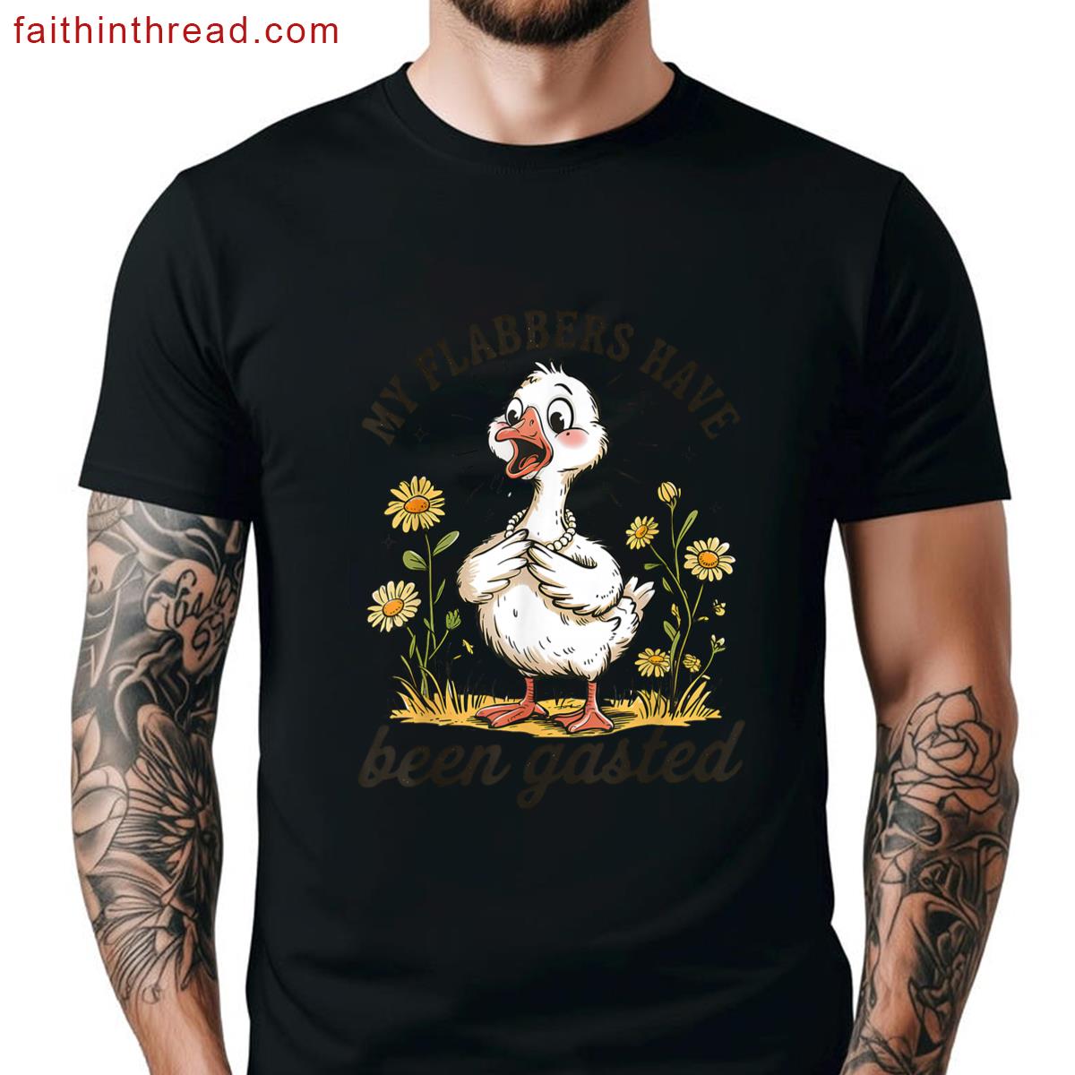 Animal Humor Flabbers Tee Shirt