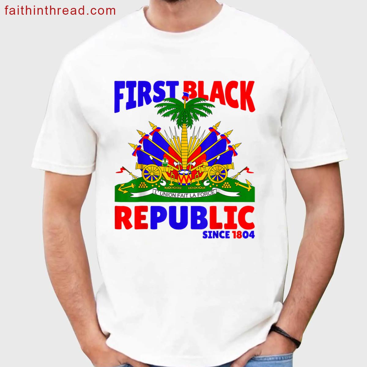 Black Republic Since 1804 Tee Shirt