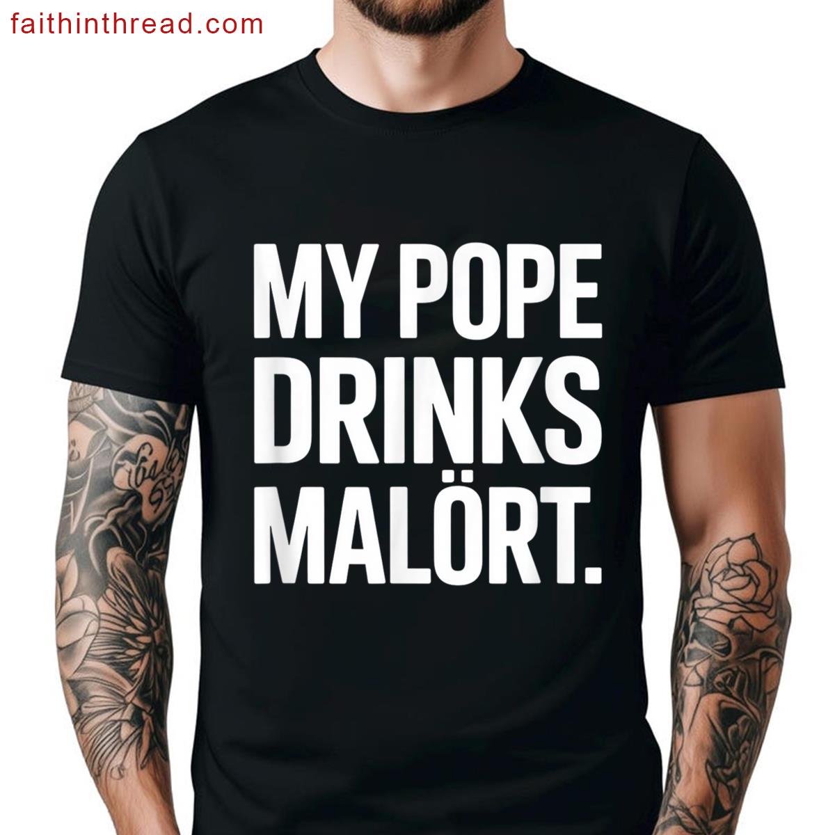 Catholic Religion Pope Tee Shirt