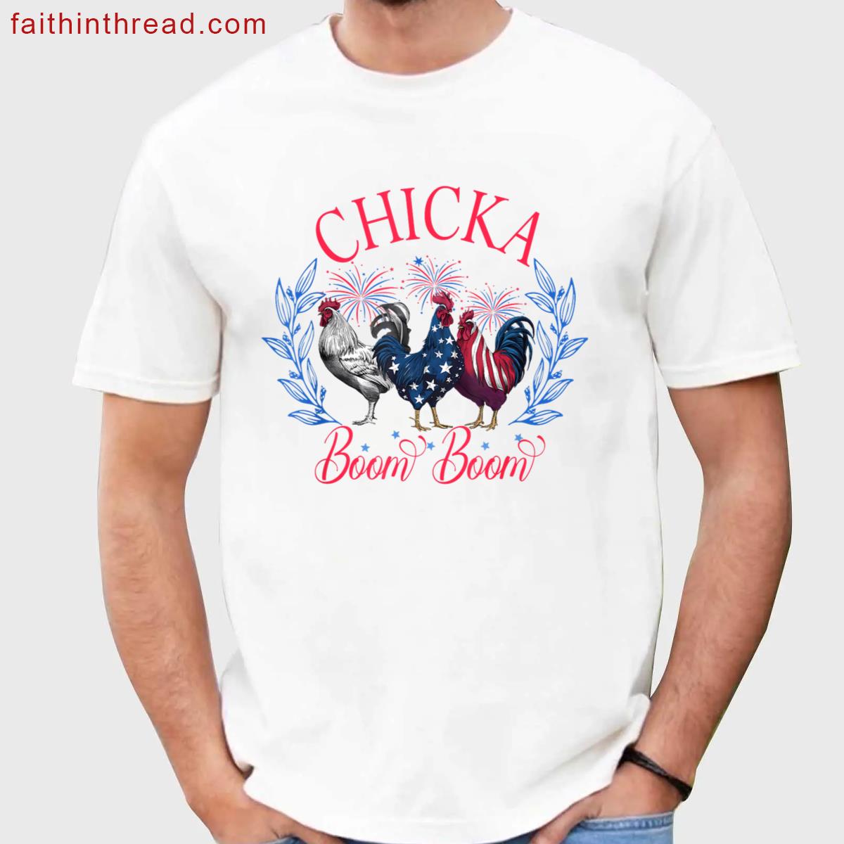 Chicka Boom Boom Patriotic Tee Shirt