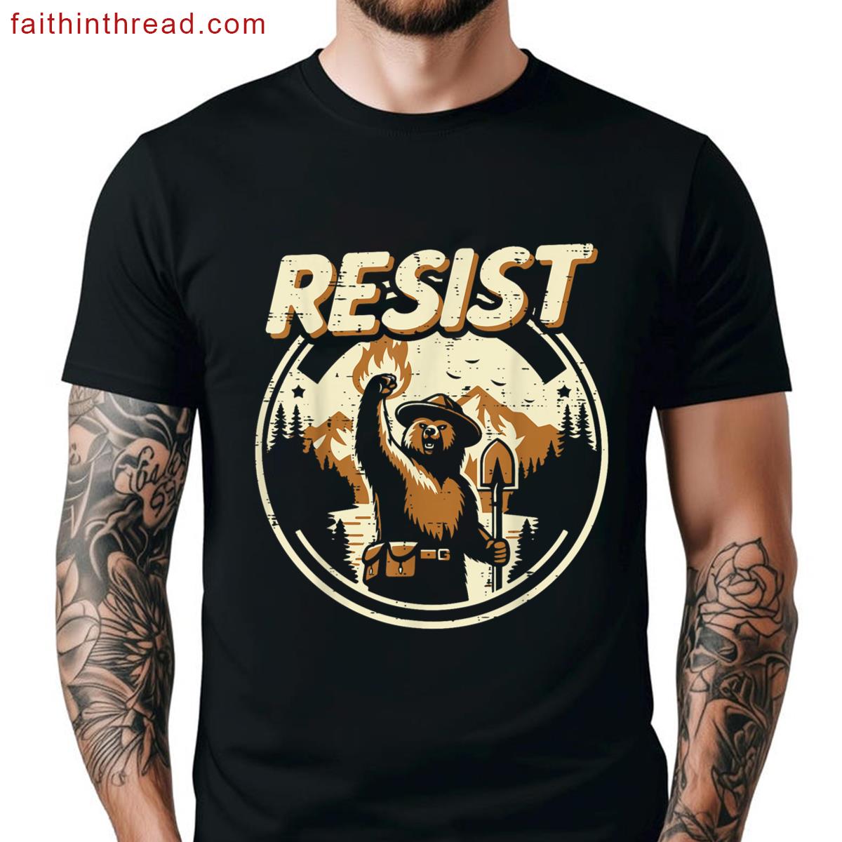 Civil Rights Bear Fist Shirt
