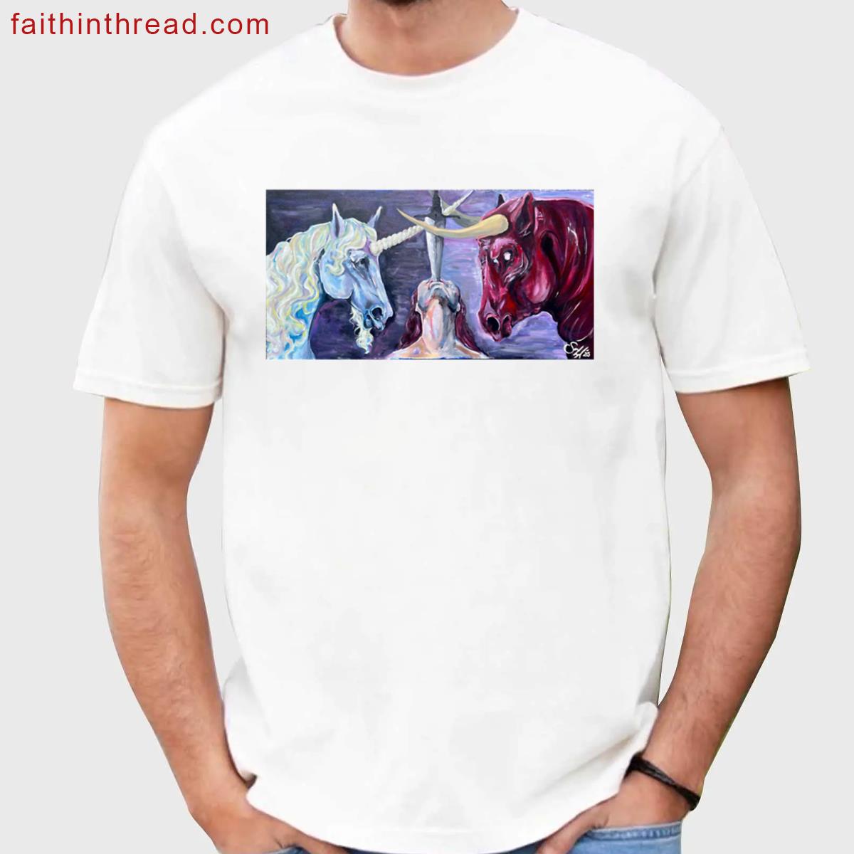 Deceit Graphic Oversized Tee Shirt