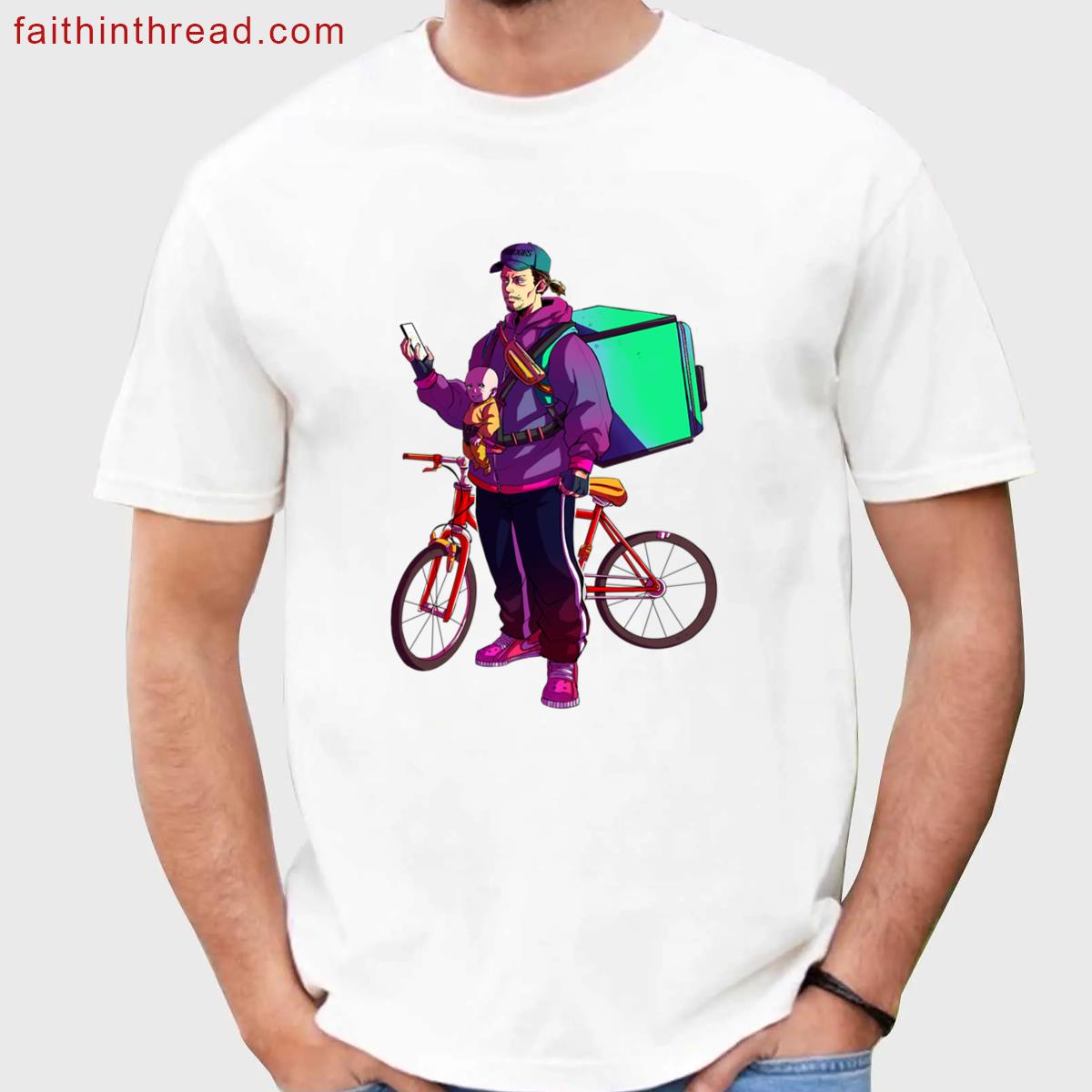 Delivery Man Stranding Design Shirt