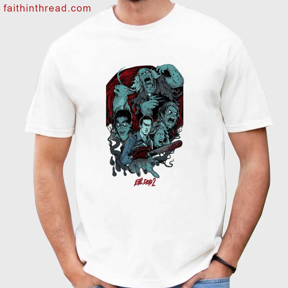 Evil Dead Ii Graphic Tee Shirt