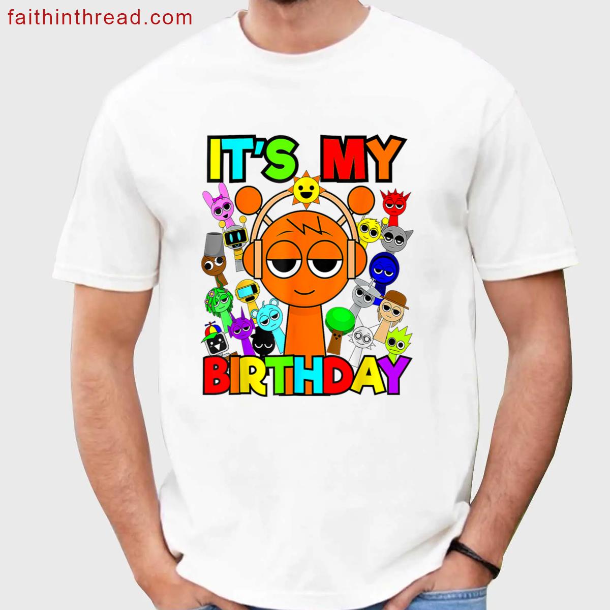 Funny Sprunki Boys Girls Tee Shirt