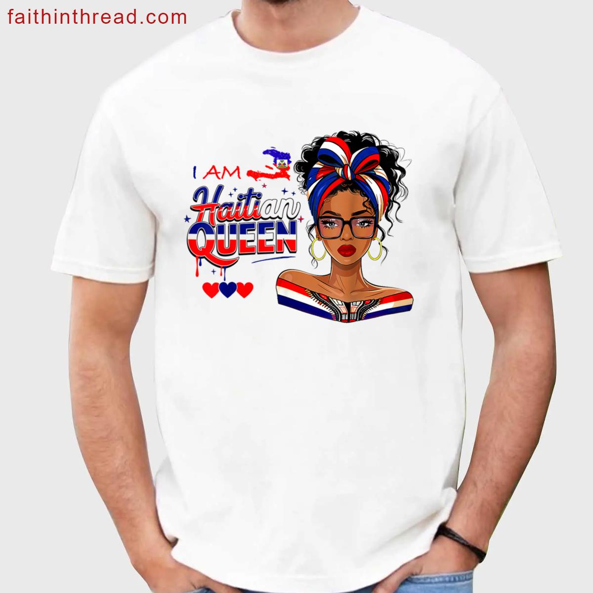 Haitian Pride Graphic Tee Shirt