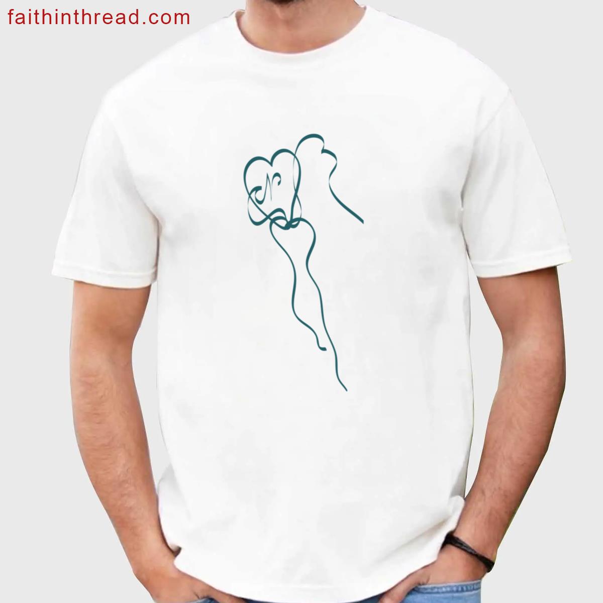 Heart Knot Graphic Tee Shirt